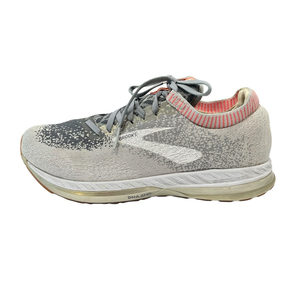 Brooks Bedlam Running Sneakers Shoes Gray 1202721B137 Low Top Lace Up Women 9.5 - Picture 5 of 9